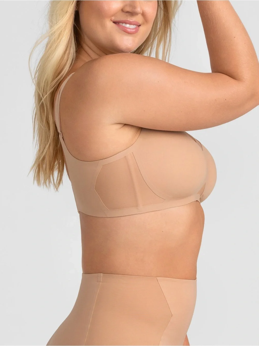 HONEYLOVE CrossOver Bra In Sand
